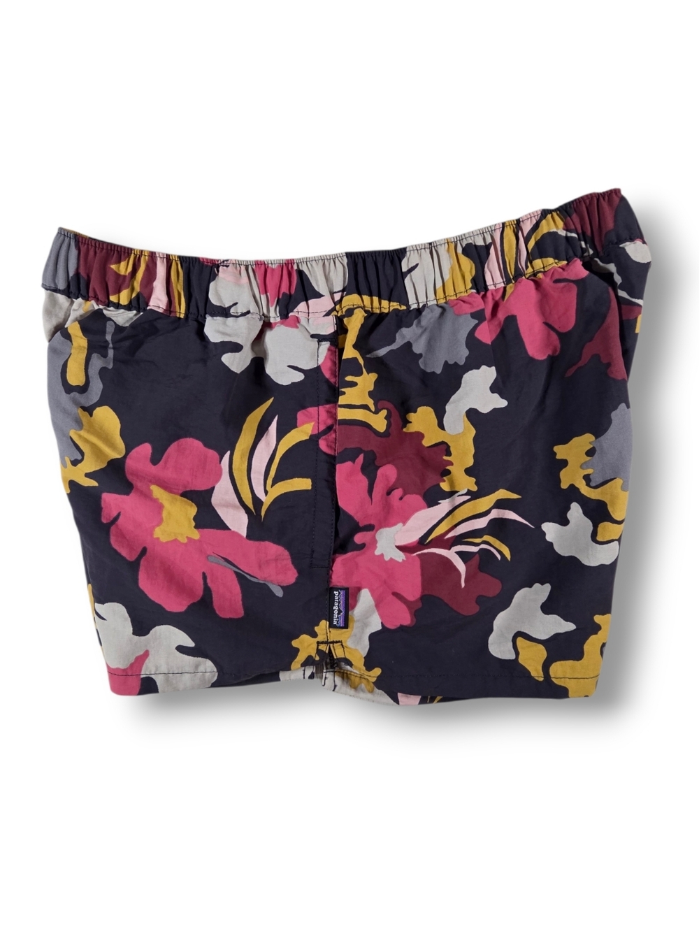 PATAGONIA Womens Barely Baggies Womens Shorts M Floral UPF 40 Outdoors Hike - Picture 4 of 8